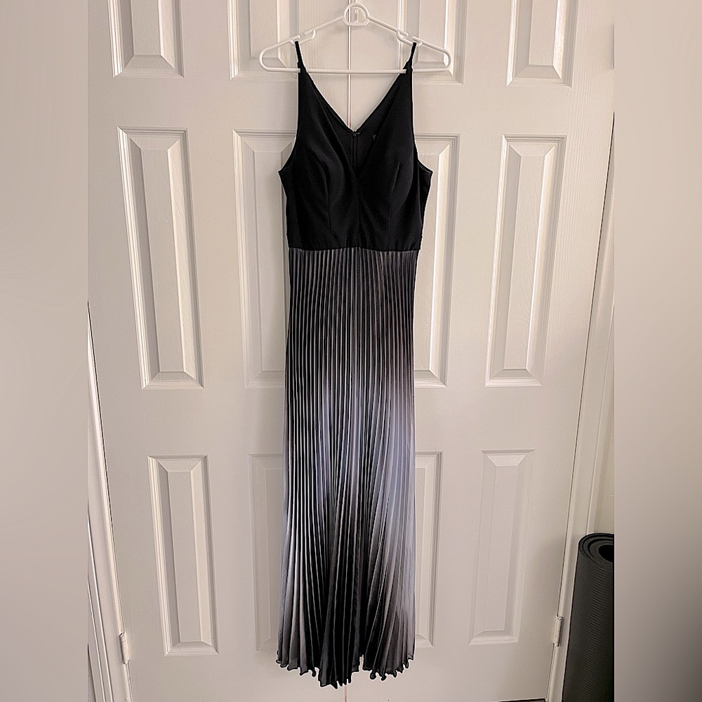 Aqua floor length formal gown size 10